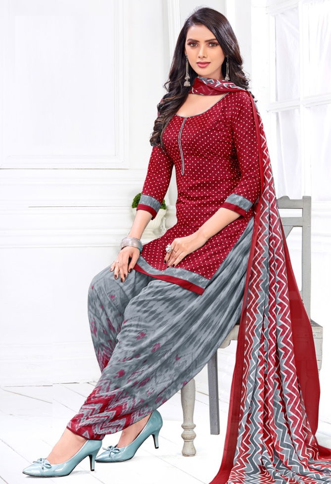 Patiyala House 1 Regular Wear Cotton Printed Leon Dress Material Collection